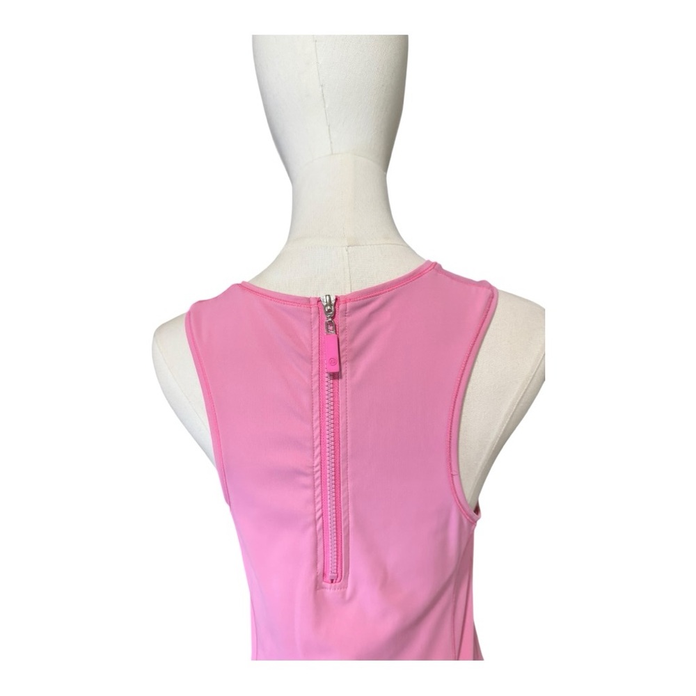 Addison Bay Pink Sleeveless Dress Size M Preppy Athleisure Resort Wear - Picture 7 of 8